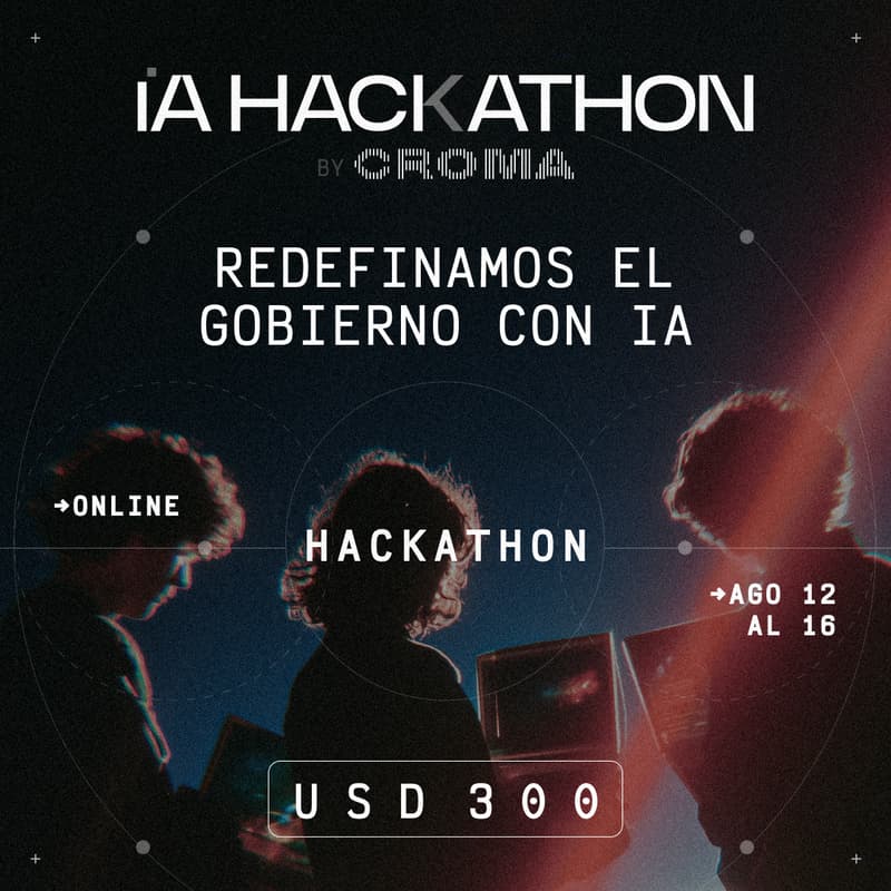 Poster for the Croma AI Hackathon, GOV-TECH edition